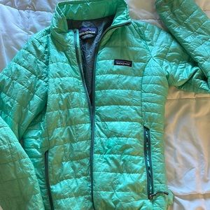 North face teal jacket